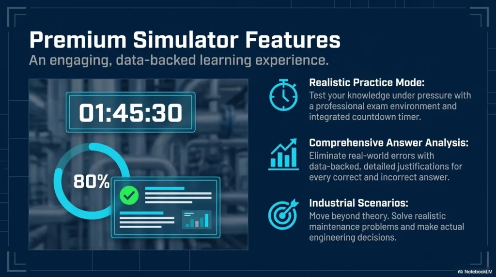 Features of the RCM simulator: Realistic timed mode and detailed answer analysis.