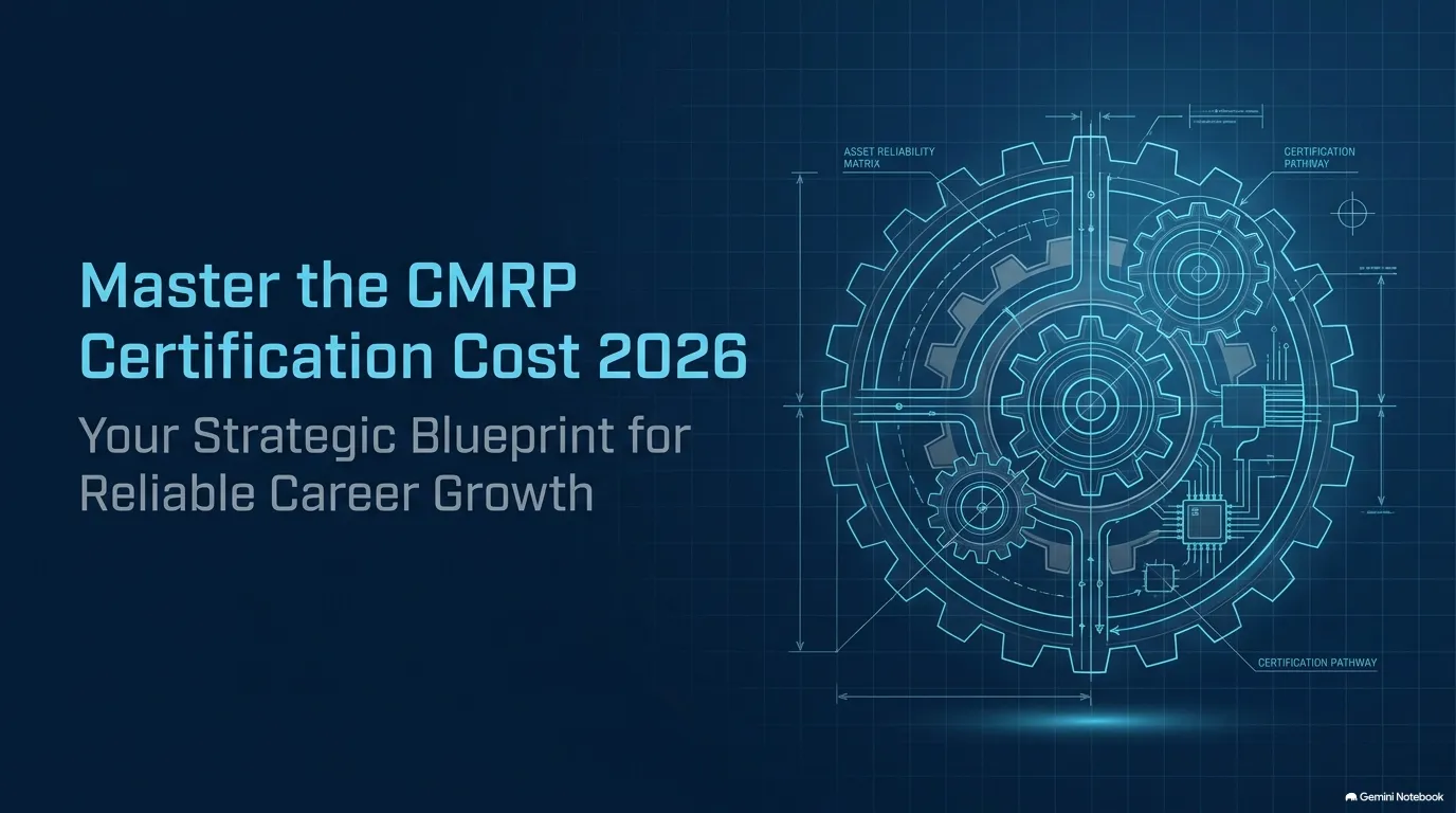 Complete budgeting guide for Certified Maintenance & Reliability Professional (CMRP) certification in 2026.